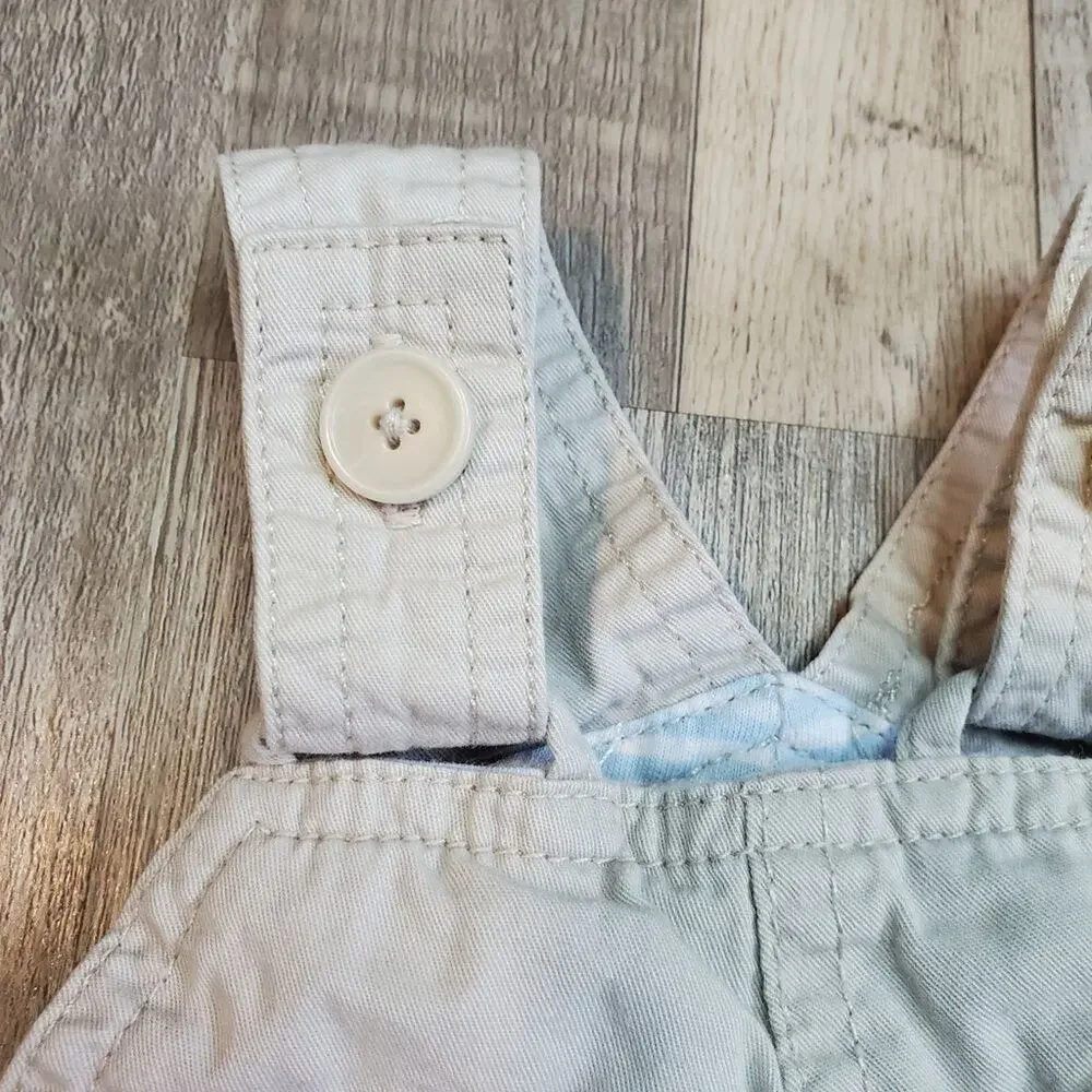𝅺The childrens place two 3-6 months overalls
